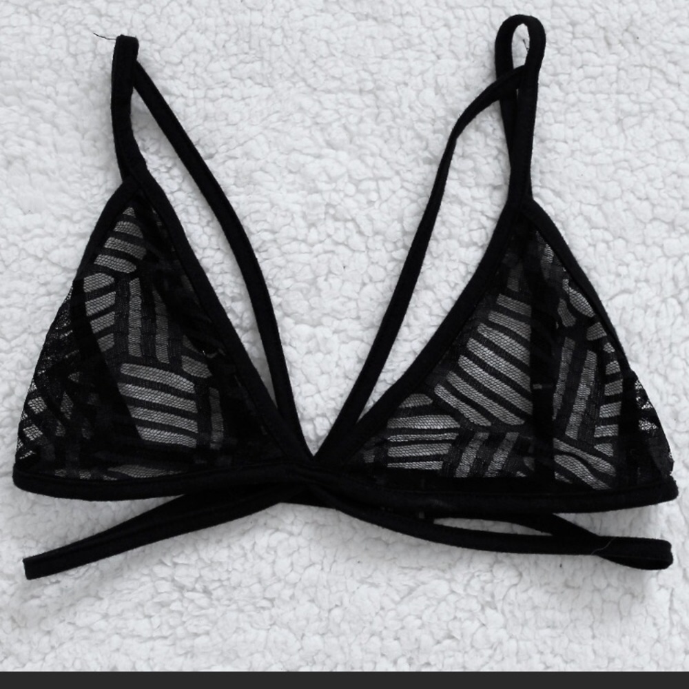 Black bralette